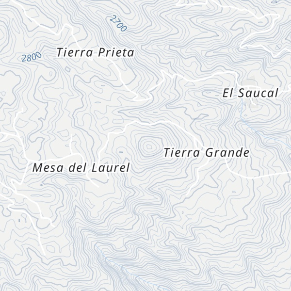 Map of Cerro Huilotepec