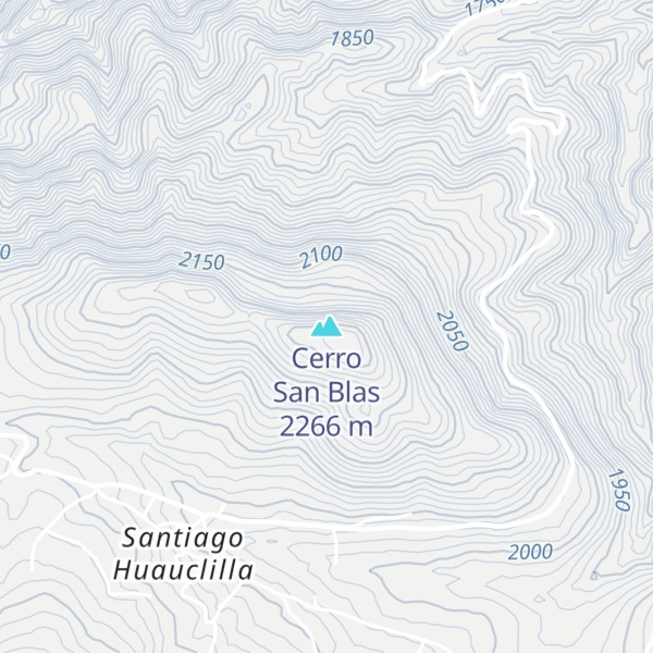 Map of Cerro San Blas