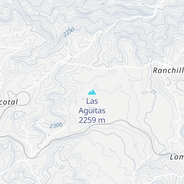 Map of Las Agüitas