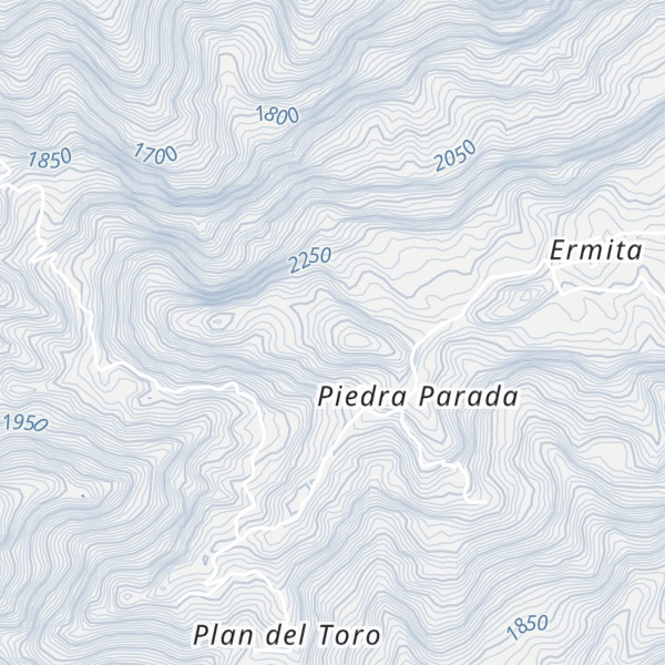 Map of Cerro Piedra Parada