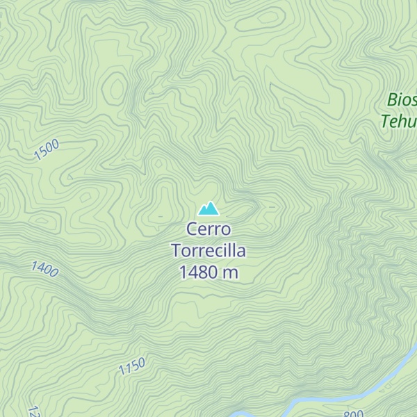 Map of Cerro Torrecilla