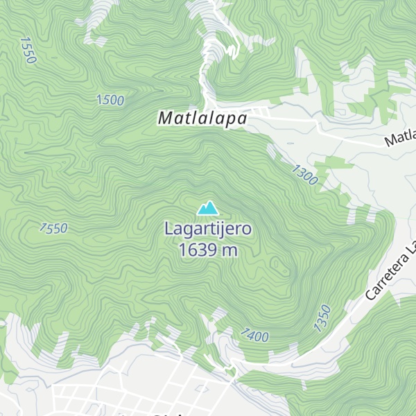 Map of Lagartijero