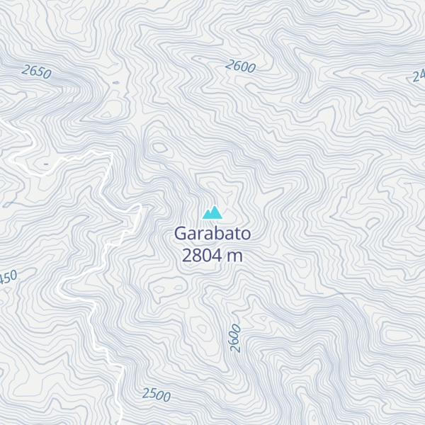 Map of Garabato