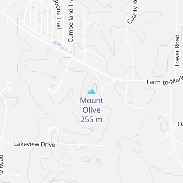 Map of Mount Olive