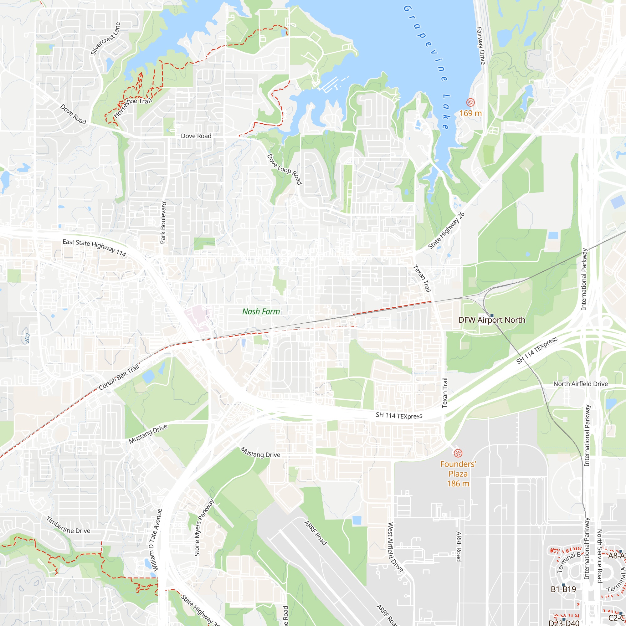 Grapevine Convention & Visitor Center map