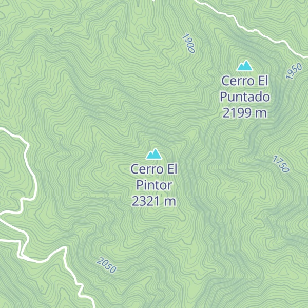 Map of Cerro El Pintor