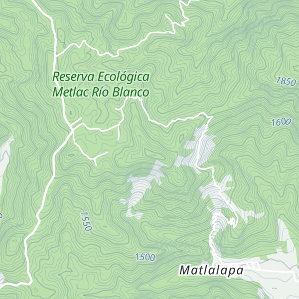 Map of Cerro Meco