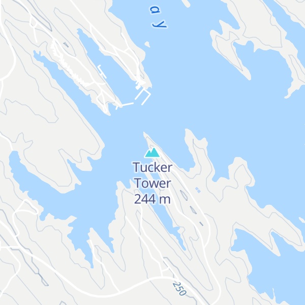 Map of Tucker Tower