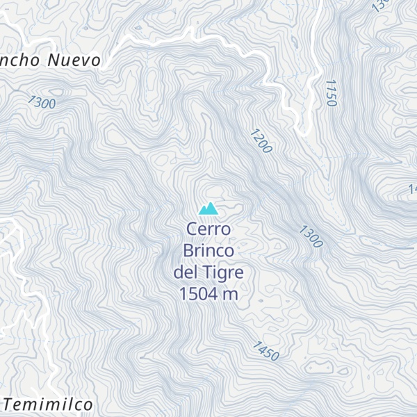 Map of Cerro Brinco del Tigre