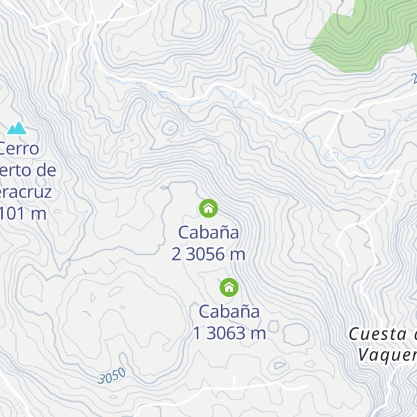 Map of Cabaña 2