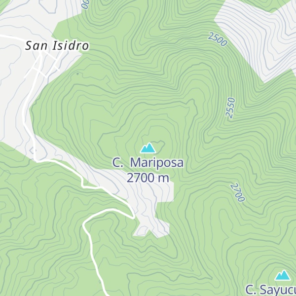 Map of C.  Mariposa