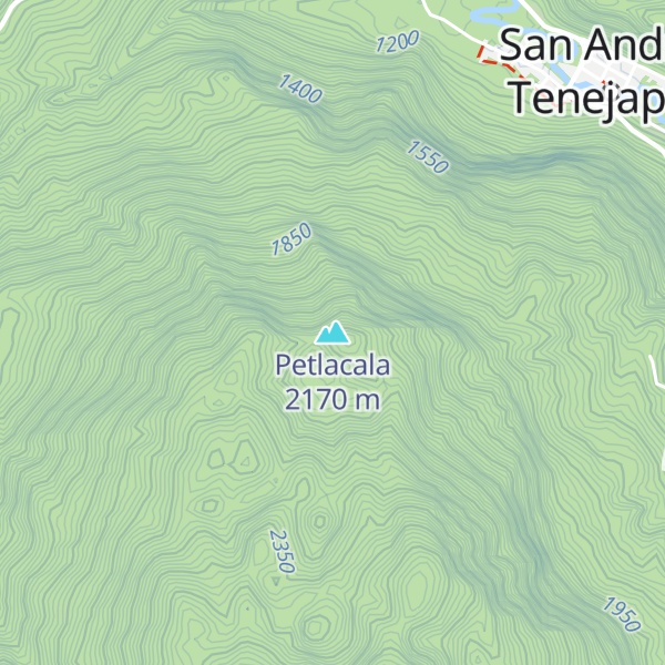 Map of Petlacala