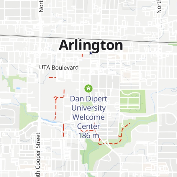 Map of Dan Dipert University Welcome Center