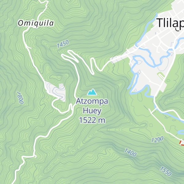 Map of Atzompa Huey