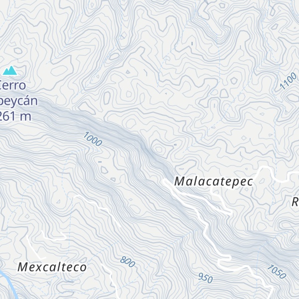 Map of Cerro Malacatepec