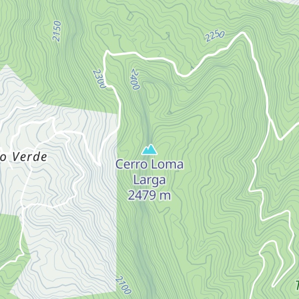 Map of Cerro Loma Larga