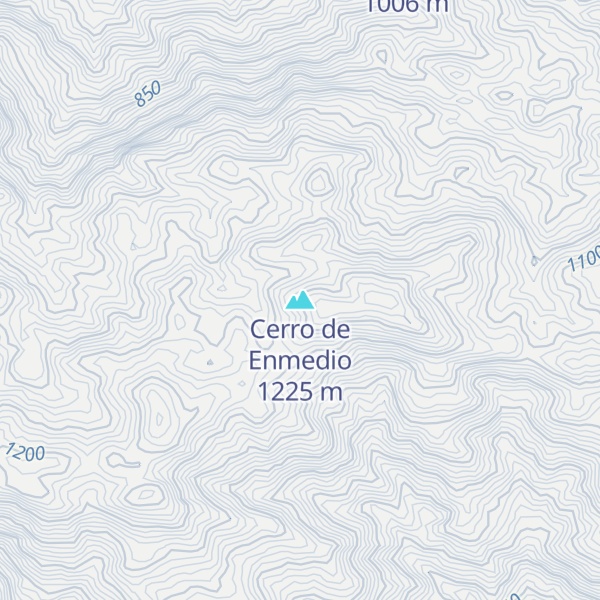 Map of Cerro de Enmedio