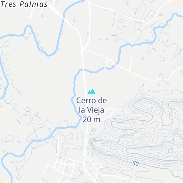 Map of Cerro de la Vieja