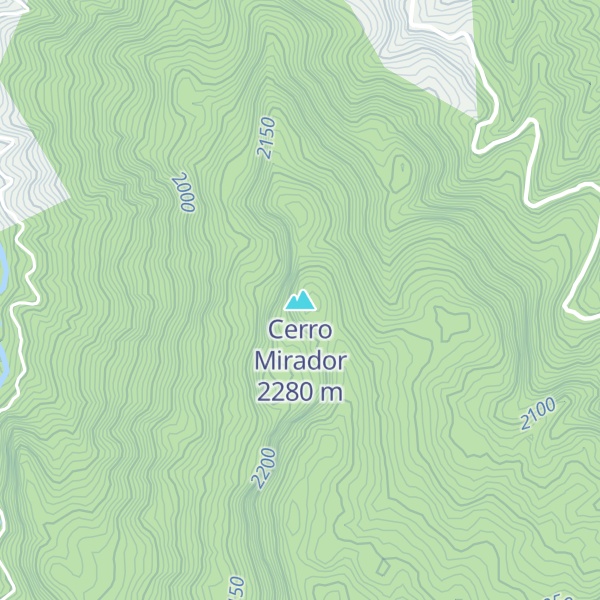 Map of Cerro Mirador