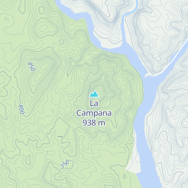 Map of La Campana