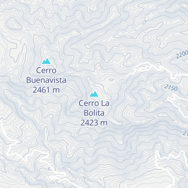 Map of Cerro La Bolita