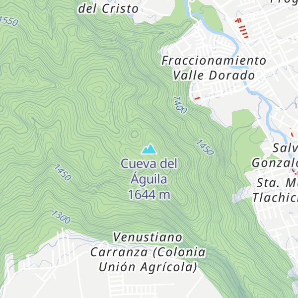 Map of Cueva del Águila