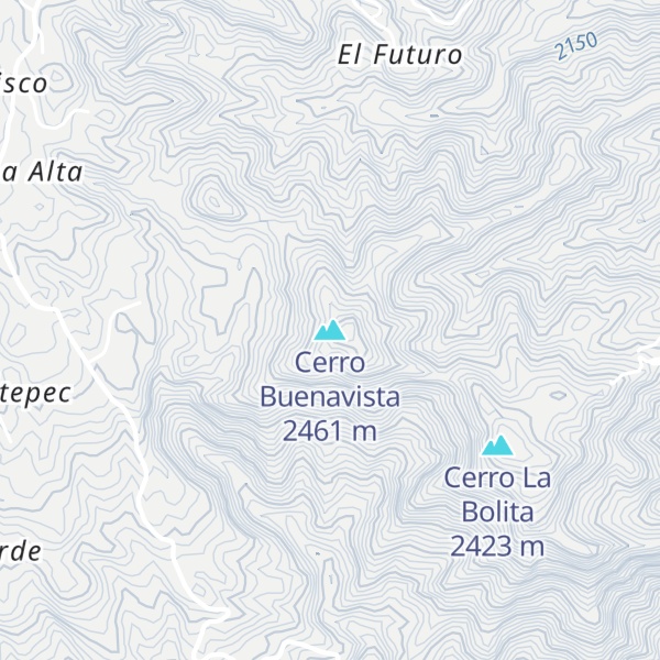Map of Cerro Buenavista