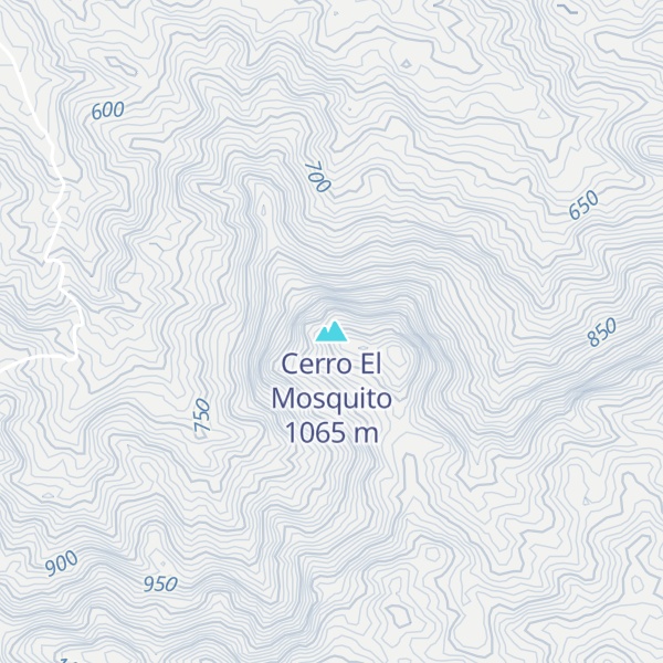 Map of Cerro El Mosquito