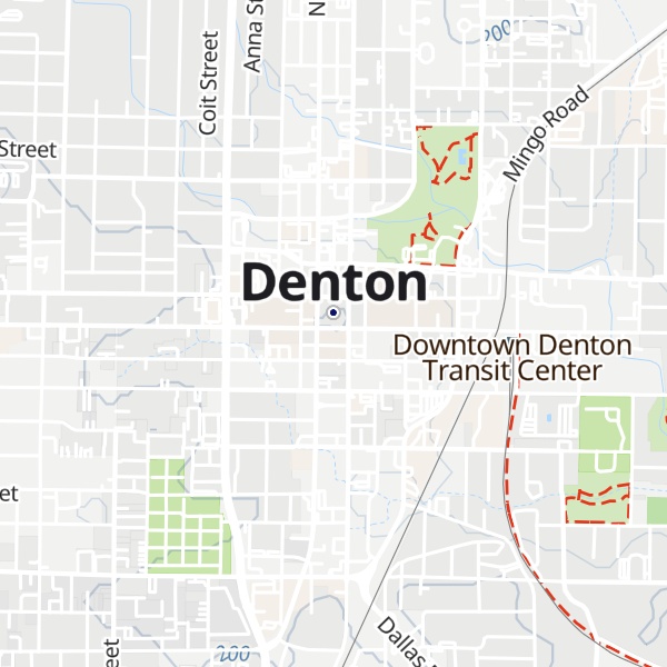Map of Discover Denton