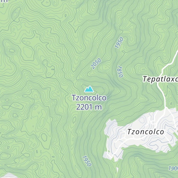Map of Tzoncolco