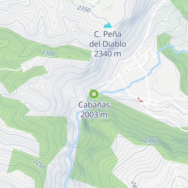 Map of Cabañas