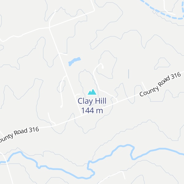 Map of Clay Hill
