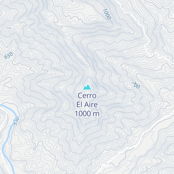 Map of Cerro El Aire