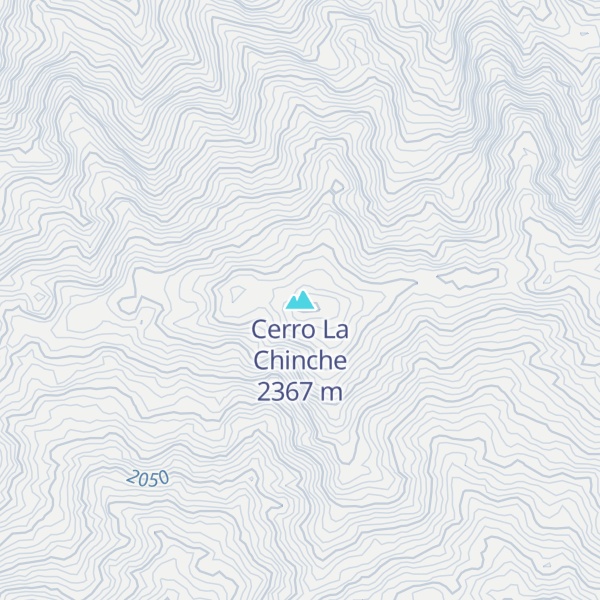 Map of Cerro La Chinche