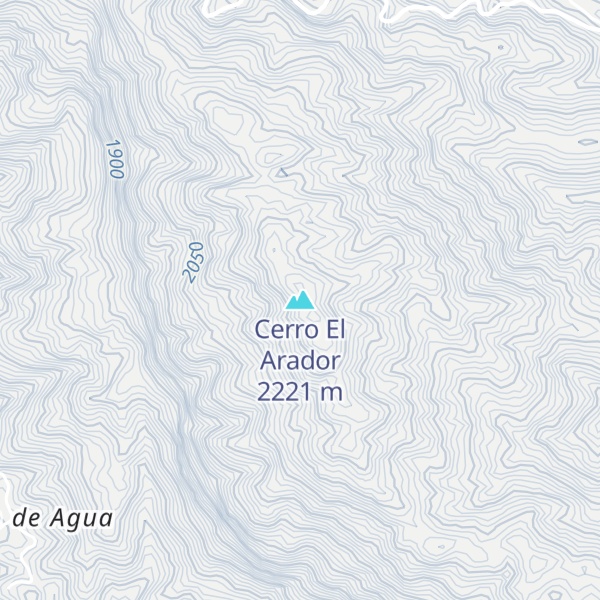 Map of Cerro El Arador