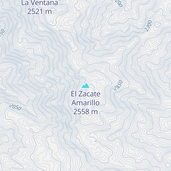 Map of El Zacate Amarillo