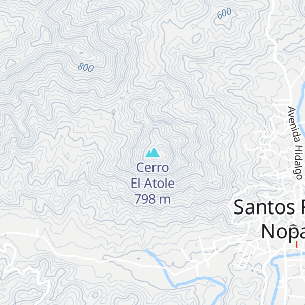 Map of Cerro El Atole