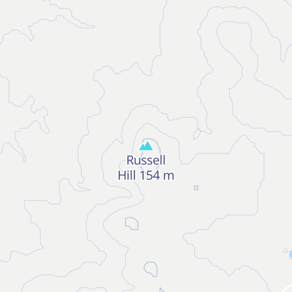 Map of Russell Hill