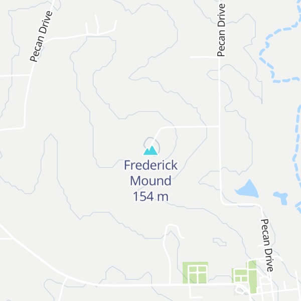 Map of Frederick Mound