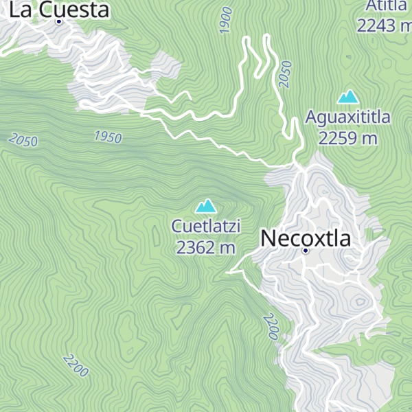 Map of Cuetlatzi