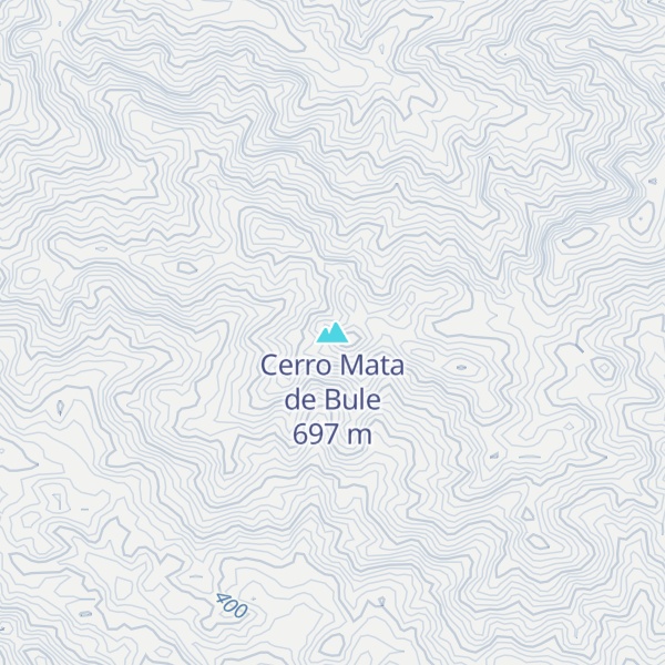 Map of Cerro Mata de Bule