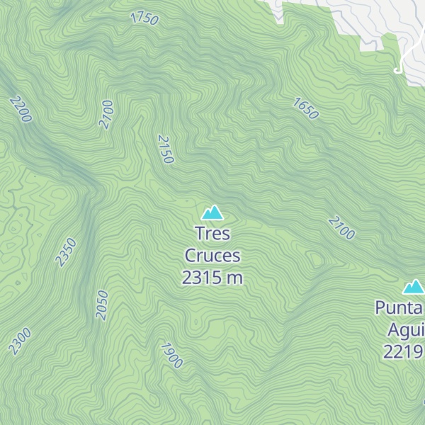Map of Tres Cruces