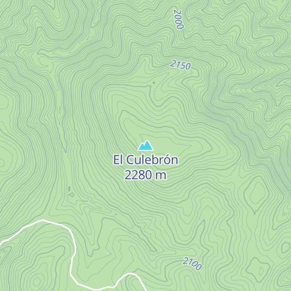Map of El Culebrón