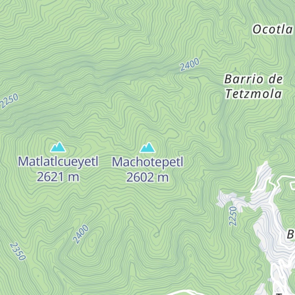 Map of Machotepetl