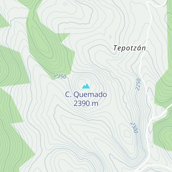 Map of C. Quemado