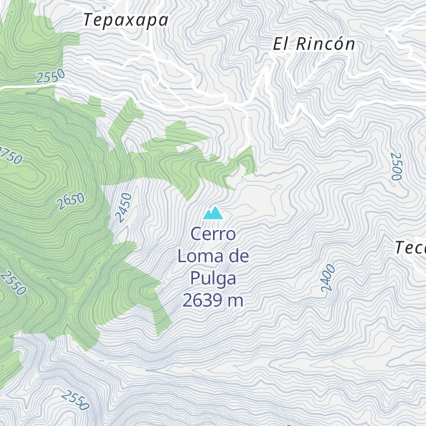 Map of Cerro Loma de Pulga