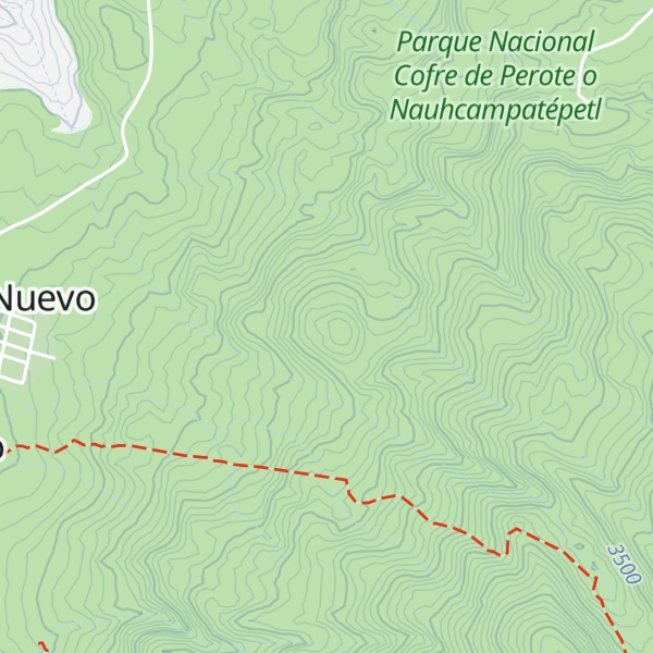 Map of Cerro El Venado