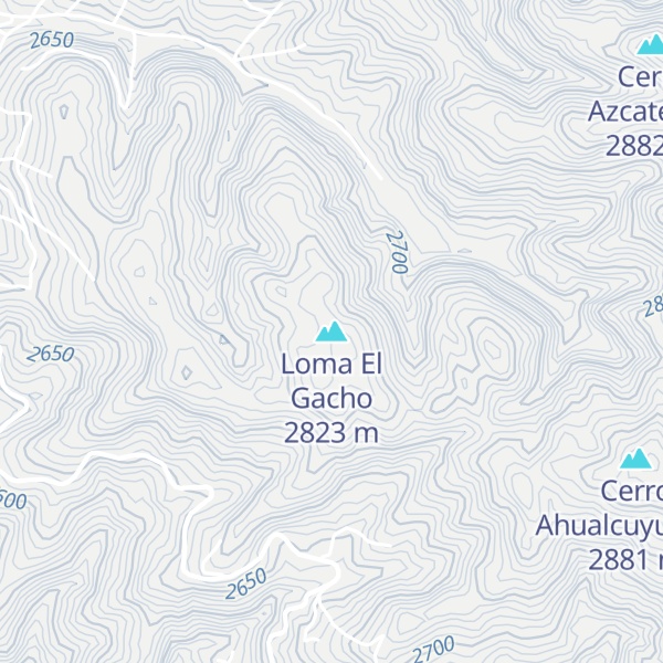 Map of Loma El Gacho