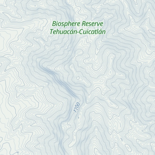 Map of Cerro Colorado
