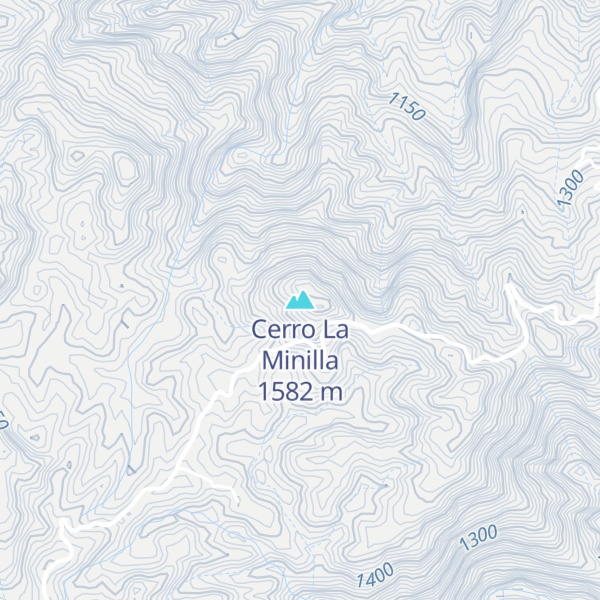 Map of Cerro La Minilla